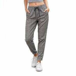 Abercrombie & Fitch Black and White Checkered Pants